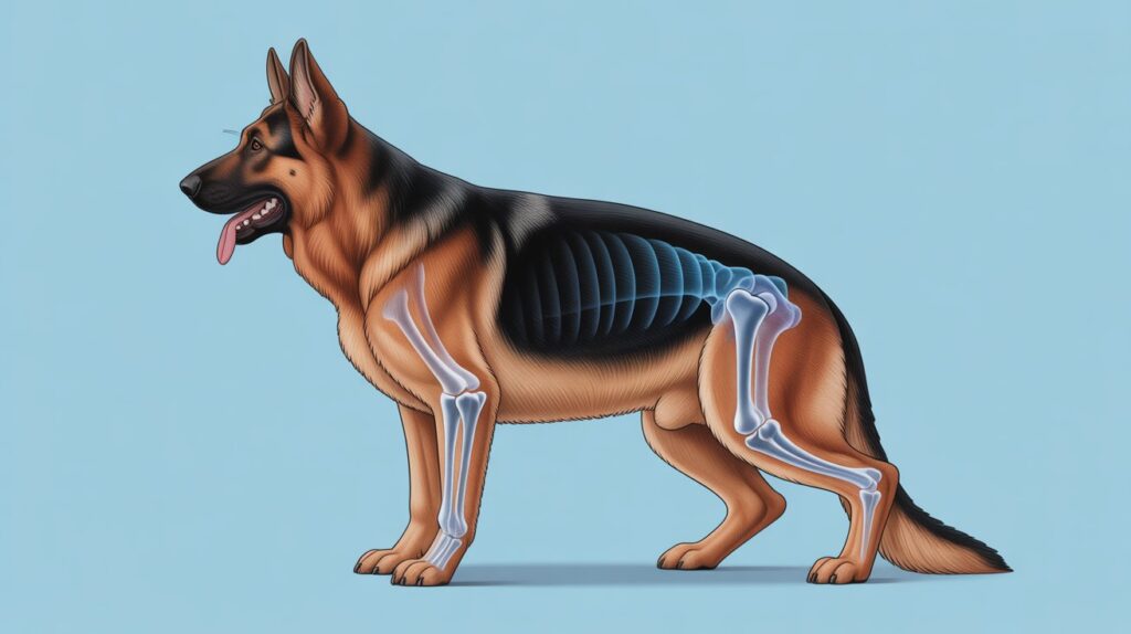 Hip and elbow dysplasia in German Shepherds, a common reason German Shepherds develop long term health problems