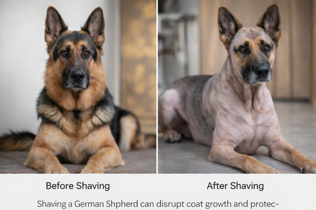 Does Shaving Affect German Shepherd Hair Regrowth? Discover how shaving can impact the regrowth and health of your dog's coat.