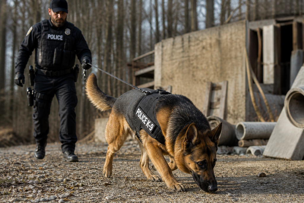 German Shepherd working dog example showing what is the IQ of a German Shepherd in real life tasks like search and rescue